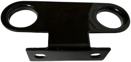 ClampTitan Double Pipe Stay for Vertial or Horizontal CPVC and Pex Pipe Hanger, Black Powder Epoxy, 5-Pack