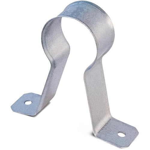 ClampTitan CPVC Two-Hole Stand Off Strap, Position Fire Sprinkler Pipe, Flared Edges for Protection, with Mounting Screws, 10-Pack