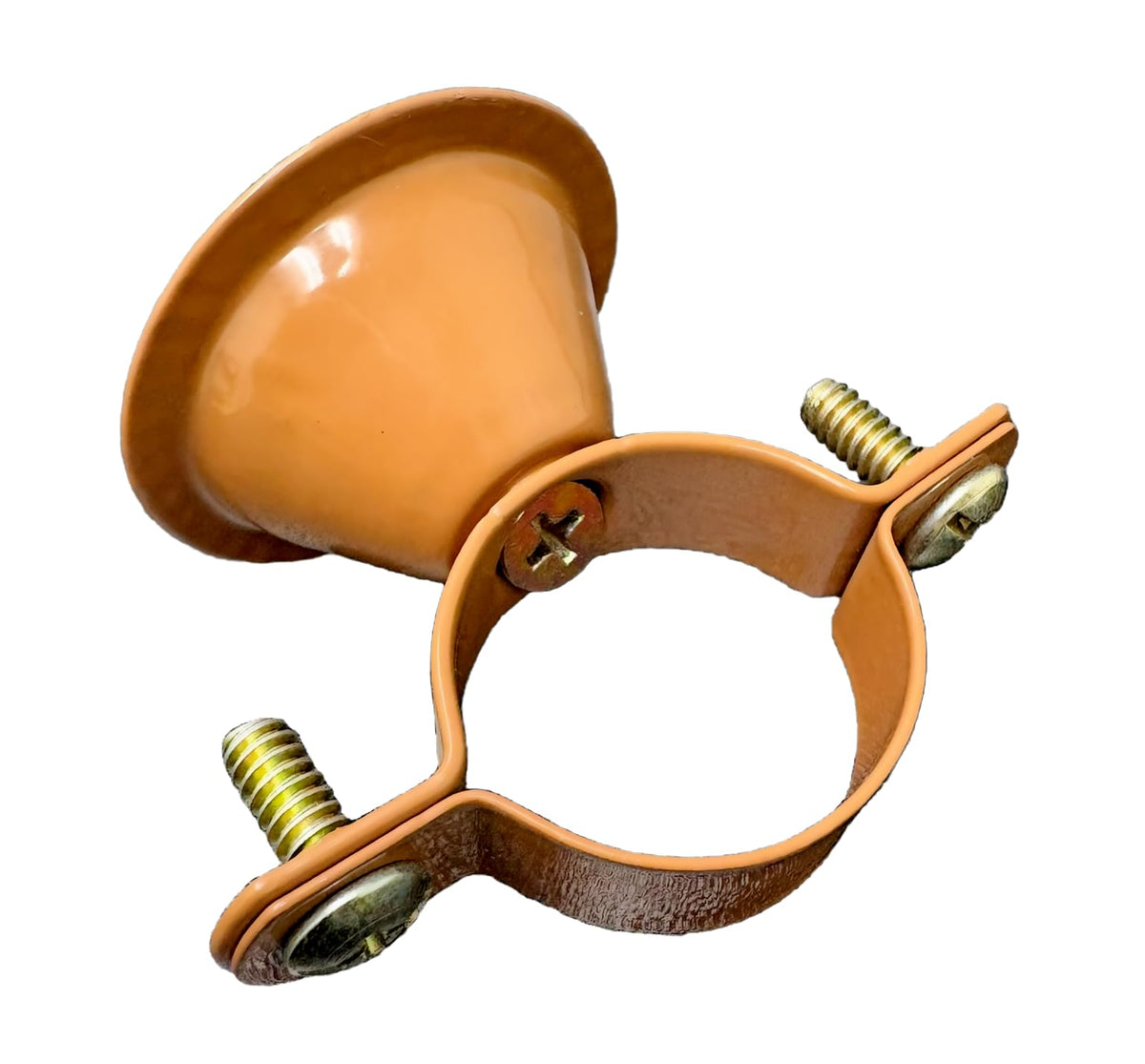 ClampTitan Bell Hanger Copper Coated Steel, Copper Epoxy, 10 Pieces