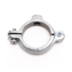 ClampTitan Hinged Split Ring Pipe Hanger Galvanized Iron, with 3/8 or 1/2 in. Rod Fitting