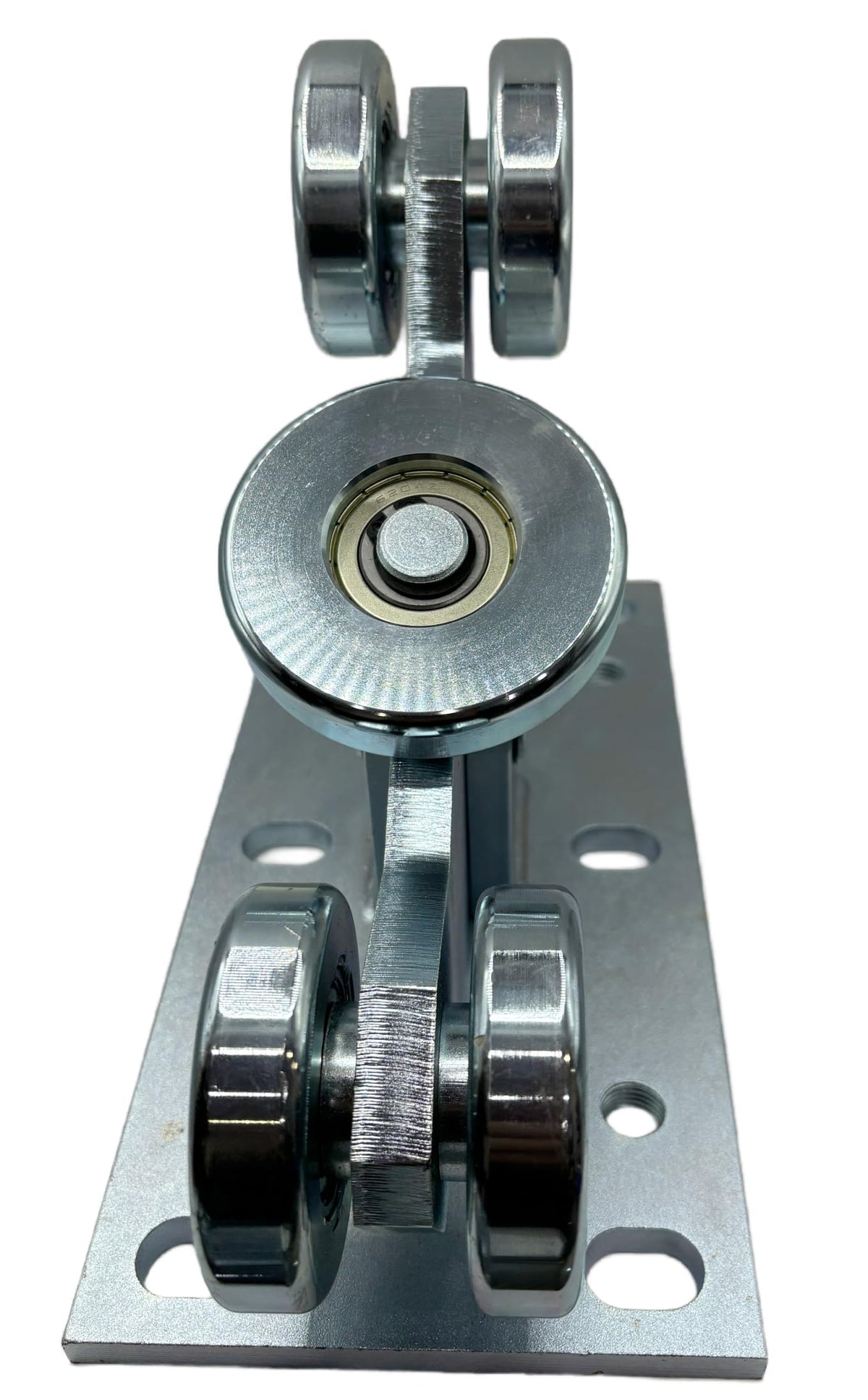 5-Wheel Cantilever Gate Carriage Assembly, Heavy Duty Smooth Rolling Sliding Gate Roller for 100 mm Size Track, Galvanized Steel Body with Wheels