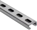 13/16'' x 1 5/8'' Slotted Metal Strut Channel, 14 Gauge U Channel, Pre-Galvanized