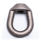 Weldless Eye Nut, Plain Forged Steel, Heavy Duty for High-Strength/Temperature Piping, UNC Threaded Ring Shape Lifting