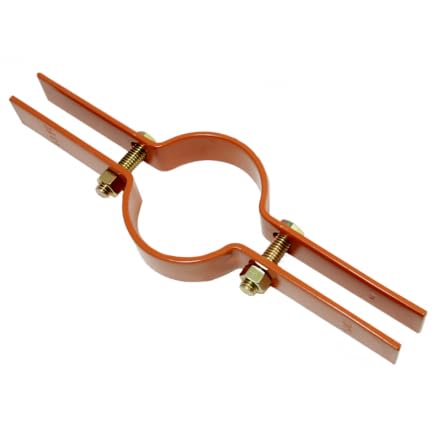 ClampTitan Copper Epoxy Riser Clamp, Vertical Pipe Hanger, Powder Coating