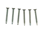 #8 x 1-1/2" Sheet Metal Self Drilling Screws, Philips Flat Head Self-Tapping, #2 Point Zinc Plated Carbon Steel Tek for Metal/Wood