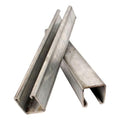 ClampTitan 1-5/8'' x 1-5/8'' Solid Single Strut Channel, 304SS Stainless Steel,12 Gauge U Channel