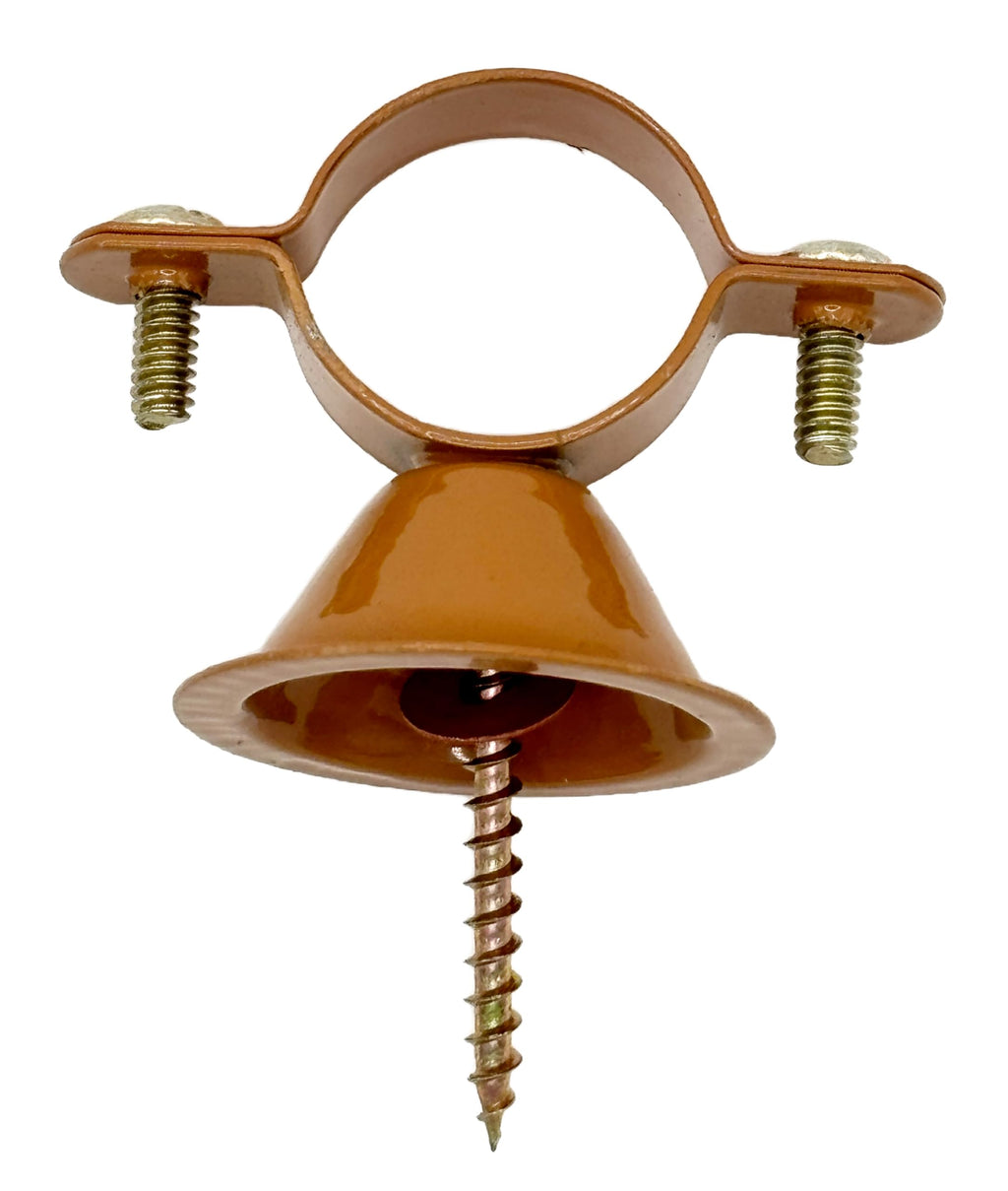 ClampTitan Bell Hanger Copper Coated Steel, Copper Epoxy, 10 Pieces