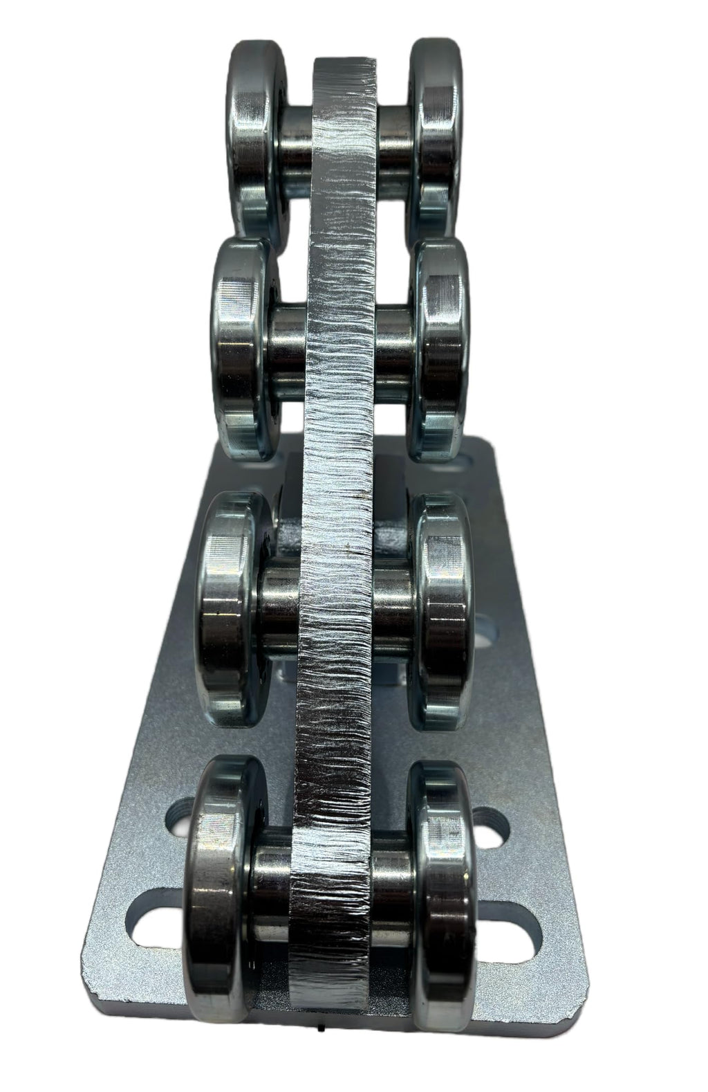 8-Wheel Cantilever Gate Carriage Assembly, Heavy Duty Smooth Rolling Sliding Gate Roller for 94 mm Size Track, Galvanized Steel Body with Wheels
