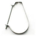 ClampTitan J-Hanger for Suspension of Stationary Piping, Side Bolt for After Installation, with Side Hole Mounting, 5-Pack
