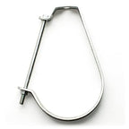 ClampTitan J-Hanger for Suspension of Stationary Piping, Side Bolt for After Installation, with Side Hole Mounting, 5-Pack