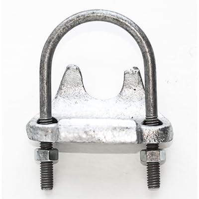 ClampTitan Right Angle Pipe and Conduit Clamp, for Anchoring Pipe or Conduit, Malleable Iron with Hot-dip Galvanized