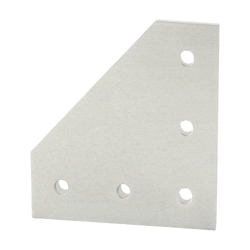 ClampTitan 5-Hole Corner Plate, 90 Degree Joint Board Plate, Corner Angle Bracket Connection