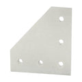 ClampTitan 5-Hole Corner Plate, 90 Degree Joint Board Plate, Corner Angle Bracket Connection