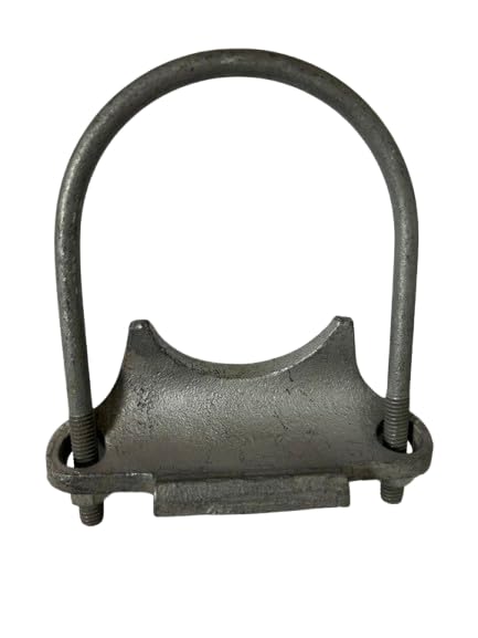 ClampTitan Right Angle Pipe and Conduit Clamp, for Anchoring Pipe or Conduit, Malleable Iron with Hot-dip Galvanized