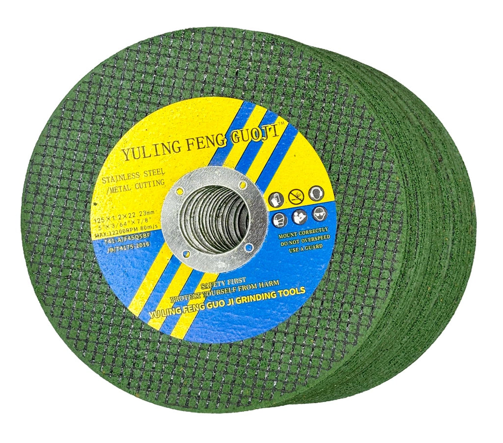 Cut Off Wheel 5" x 3/64" x 7/8", 50-Pack, Metal Stainless Cutting Wheel, Fast Cutting Discs for Angle Grinder