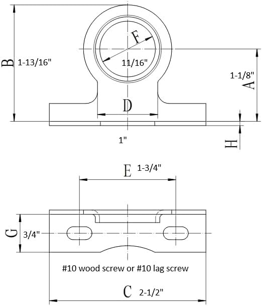 Standard Pipe Stay for Vertial or Horizontal CPVC and Pex Pipe Hanger, 5-Pack