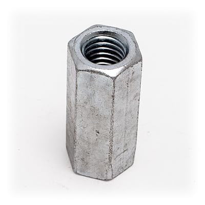 ClampTitan Fastener Rod Coupling Nuts, Hex External, 5-Pack