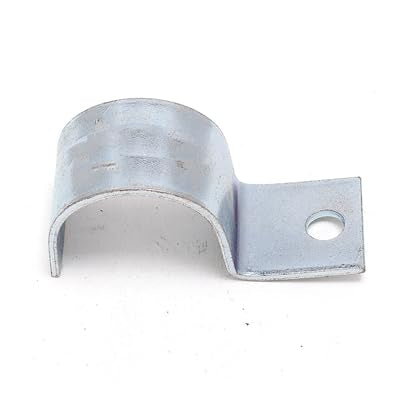 ClampTitan Rigid One Hole Pipe Strap, R Shape Bracket, 15-Pack
