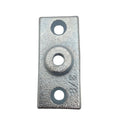 20-Pack 3/8" Ceiling Flange Hangers for Threaded Rod | Galvanized Iron Pipe Support Plate & Ceiling Cover | Ideal for DIY Plumbing, HVAC, & Industrial Decor (Zinc, 3/8-16 Thread)