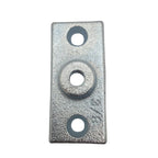 20-Pack 3/8" Ceiling Flange Hangers for Threaded Rod | Galvanized Iron Pipe Support Plate & Ceiling Cover | Ideal for DIY Plumbing, HVAC, & Industrial Decor (Zinc, 3/8-16 Thread)