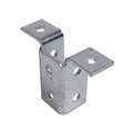 ClampTitan 8-Hole Wing Fitting Bracket, for 1-5/8" Strut Channel with 1/2" Bolt