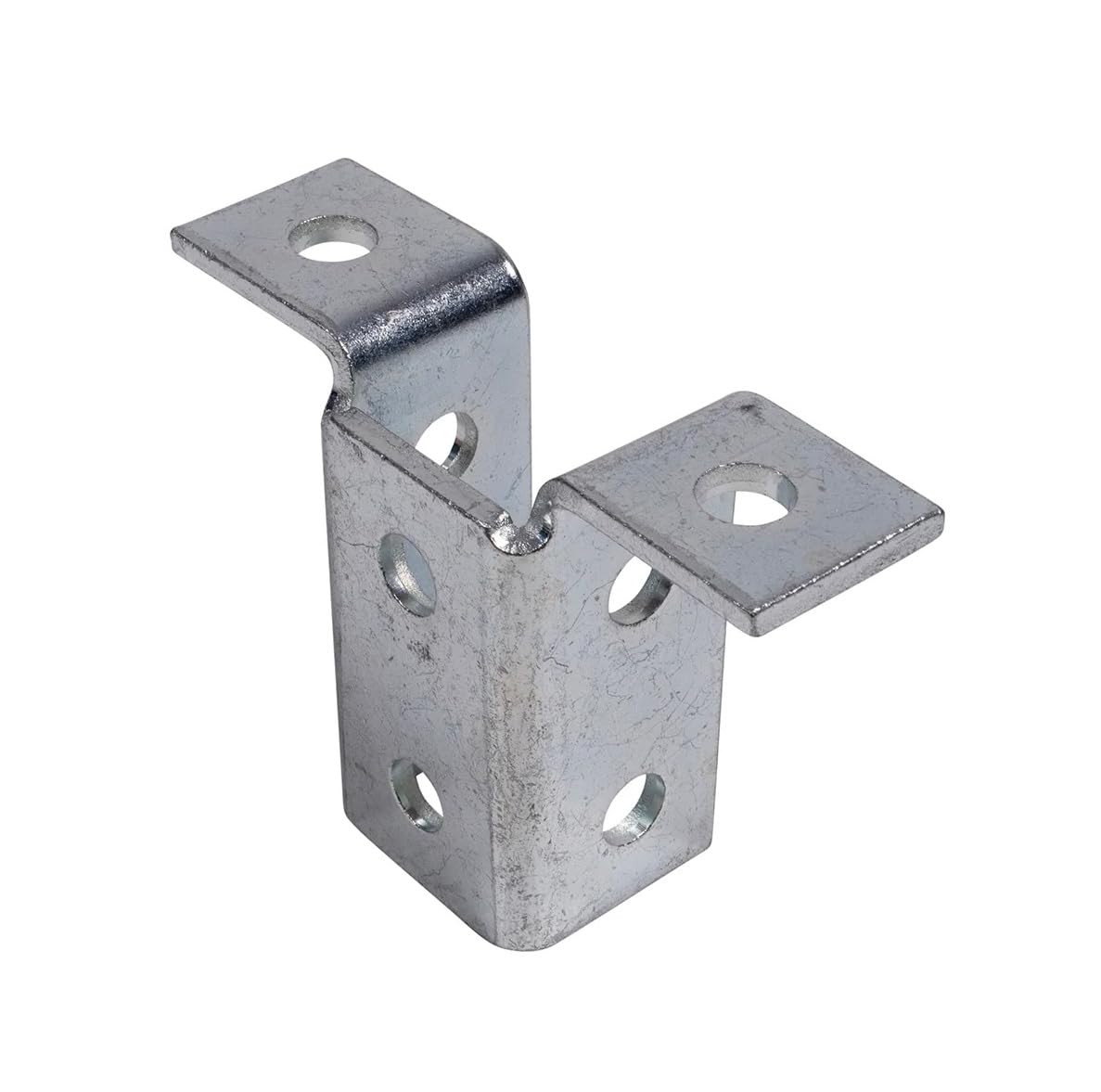 ClampTitan 8-Hole Wing Fitting Bracket, for 1-5/8" Strut Channel with 1/2" Bolt