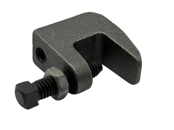 ClampTitan 3/8-Inch Beam Clamp, 3/4-Inch Jaw Opening, Wall & Ceiling Mount Pipe Support, C-Clamp, 10-Pack, UL/cUL/FM Approved
