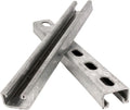 Slotted Metal Strut Channel - 1" x 1 5/8" Low Profile 12-Gauge Steel U-Channel - Pre-Galvanized ASTM A653