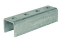 ClampTitan Four Hole Splice, U Shaped Splice Fittings Strut Connector Bracket for Strut