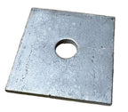 ClampTitan Steel Square Washer Plate, 3'' x 3'', Hot-dip Galvanized, 10-Pack