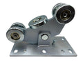 5-Wheel Cantilever Gate Carriage Assembly, Heavy Duty Smooth Rolling Sliding Gate Roller for 100 mm Size Track, Galvanized Steel Body with Wheels