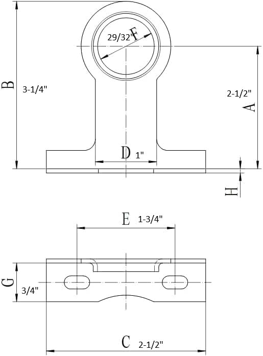 ClampTitan Pipe Stay Extended for Vertial or Horizontal CPVC and Pex Pipe Hanger, 5-Pack
