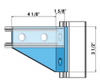ClampTitan 4-Hole 90 Degree Fitting Bracket for 1-5/8" Strut Channel