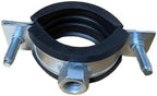 ClampTitan Two Bolt Rubber Lined Clamp, Insulated EPDM Cushioned Hose, 5-Pack