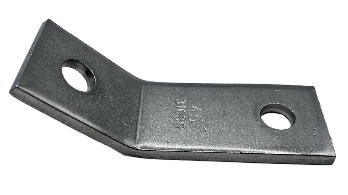ClampTitan 2 Holes Open Corner Angle Bracket for 1-5/8" Strut Channel Fittings