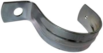 ClampTitan EMT One/Two Hole Pipe Strap, R Shape Bracket, for Electrical Pipe Tube Wire Installation, 50-Pack