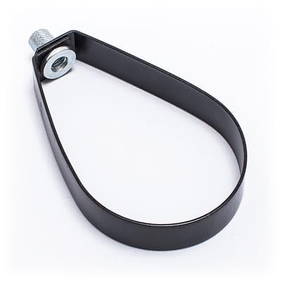 ClampTitan Black Epoxy Swivel Loop Hanger for Copper Tubing Pipe Suspension, 5-Pack