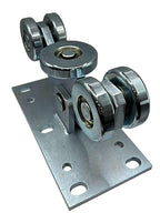 5-Wheel Cantilever Gate Carriage Assembly, Heavy Duty Smooth Rolling Sliding Gate Roller for 100 mm Size Track, Galvanized Steel Body with Wheels