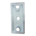 20-Pack 3/8" Ceiling Flange Hangers for Threaded Rod | Galvanized Iron Pipe Support Plate & Ceiling Cover | Ideal for DIY Plumbing, HVAC, & Industrial Decor (Zinc, 3/8-16 Thread)