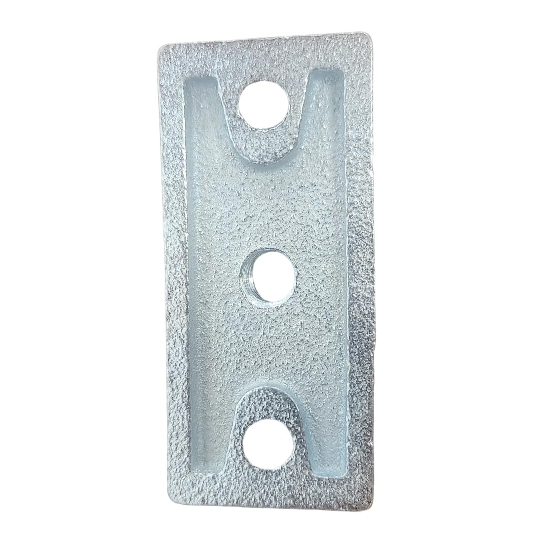 20-Pack 3/8" Ceiling Flange Hangers for Threaded Rod | Galvanized Iron Pipe Support Plate & Ceiling Cover | Ideal for DIY Plumbing, HVAC, & Industrial Decor (Zinc, 3/8-16 Thread)