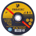 Cut Off Wheel 7" x 1/16" x 7/8", 25-Pack, Super Thin Metal Cutting Disk for Angle Grinder