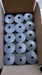 ClampTitan 1-1/4" Wire Coil Siding Nails, 3600 Nails (120-PACK x 30) Collated Coil Full Round Head, 15-Degree, Hot Dip Galvanized (HDG)
