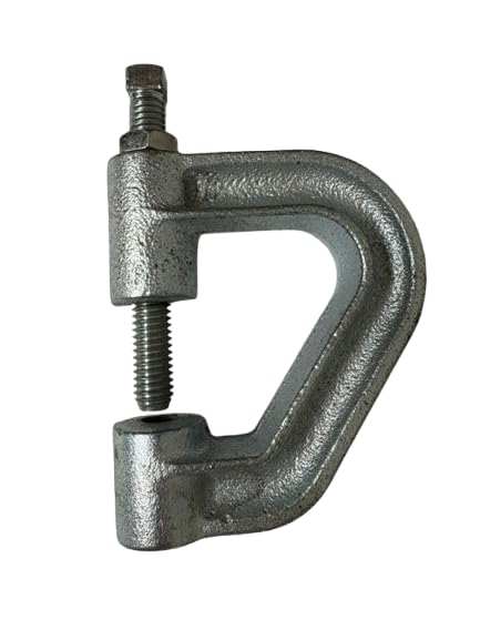 ClampTitan Purlin Clamp, 3/8'' Rod Size, 15/16'' Jaw Opening, Malleable Iron