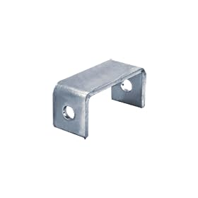 ClampTitan Clevis Connector for 1-5/8" Strut Channel with 1/2" Bolt, HDG