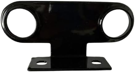 ClampTitan Double Pipe Stay for Vertial or Horizontal CPVC and Pex Pipe Hanger, Black Powder Epoxy, 5-Pack