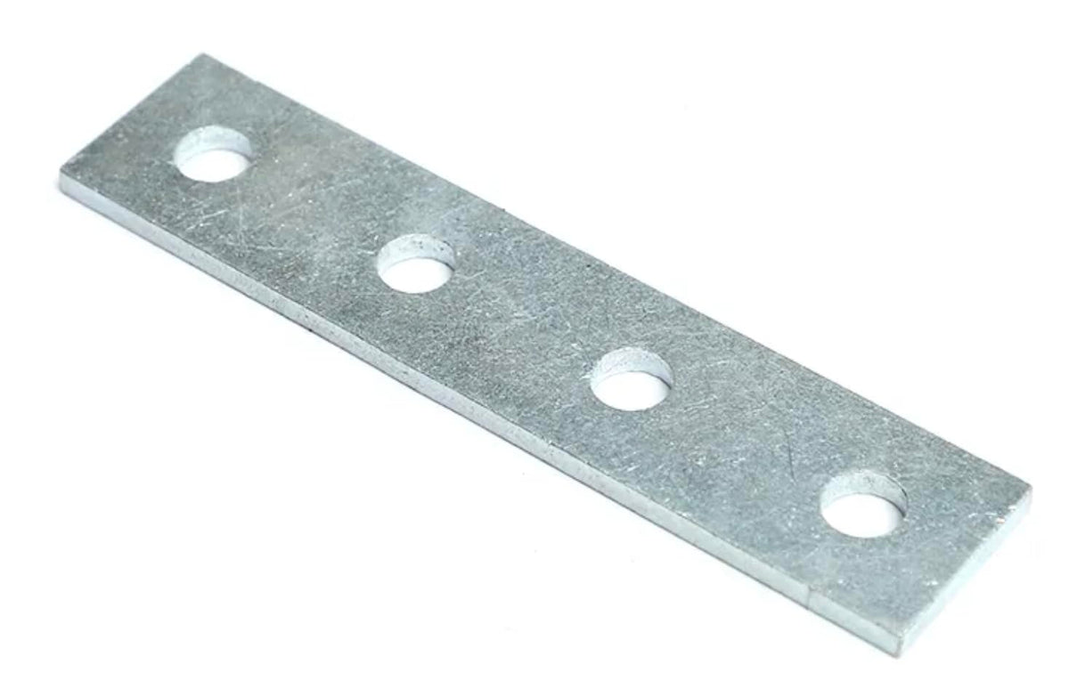 ClampTitan Four Hole Splice Plate for 1-5/8" Strut Channel, 9/16" Hole Dia., Flat Plate Fitting