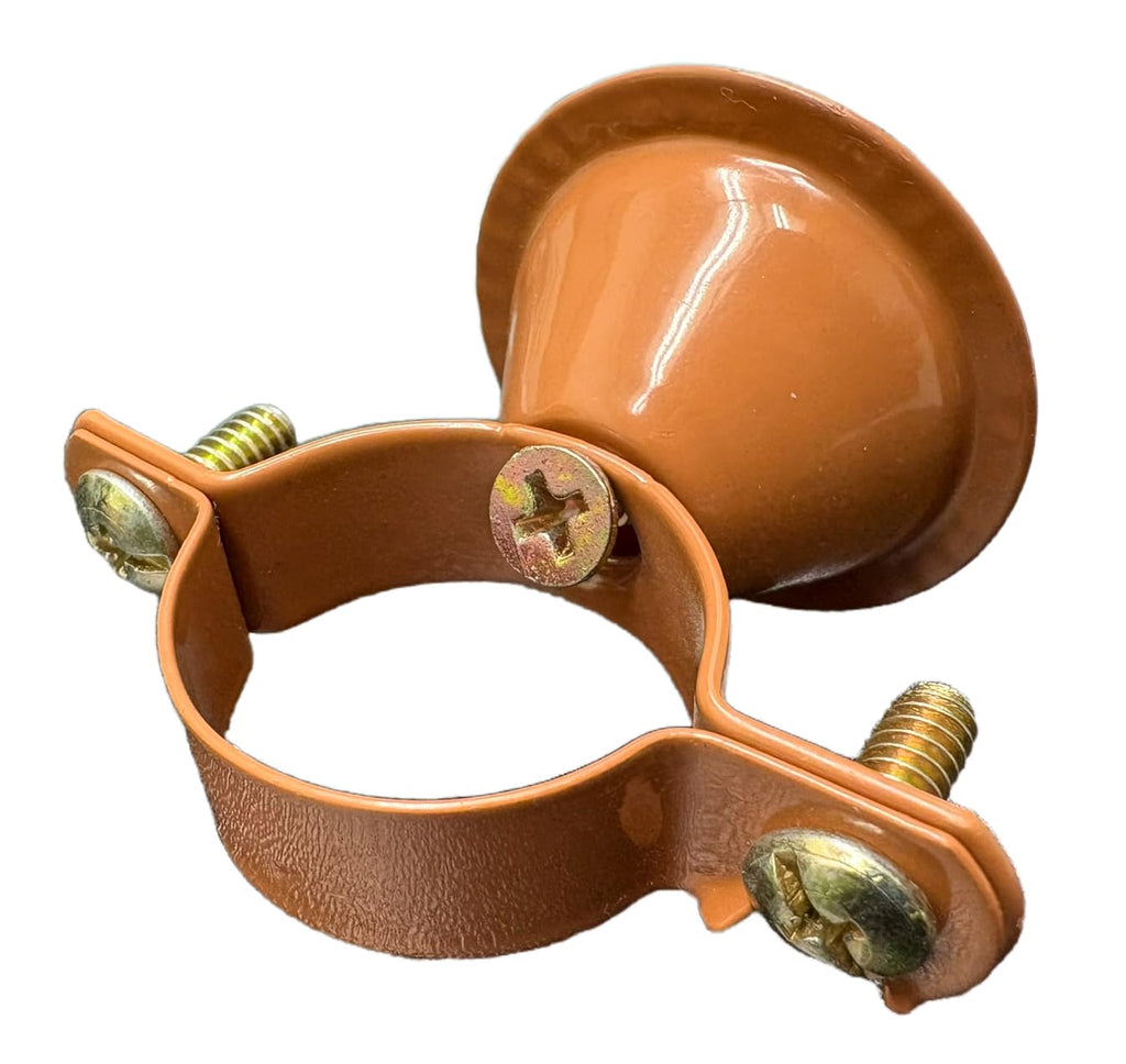 ClampTitan Bell Hanger Copper Coated Steel, Copper Epoxy, 10 Pieces