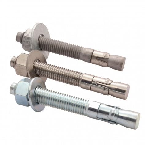 ClampTitan Wedge Anchors Zinc Plated, Concrete Anchor, Heavy Duty Fastener