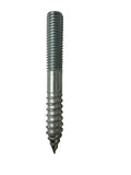 ClampTitan Coach Screw Rod, Vertical Hanger for Wood, Zinc Electro-Galvanized, 10-Pack